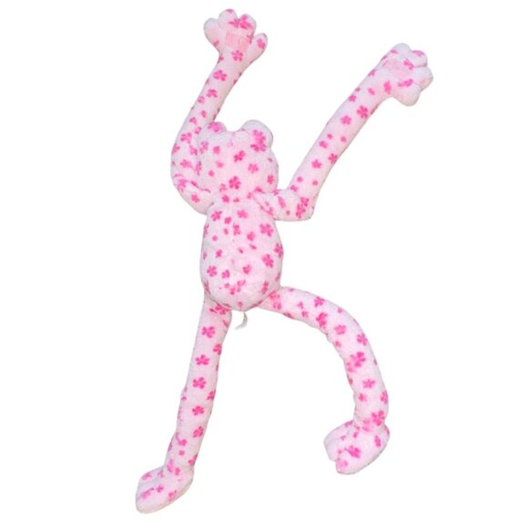 Peace & Love Pink Peace Frog 17 in Plush Stuffed Animal-GUC - Picture 5 of 6